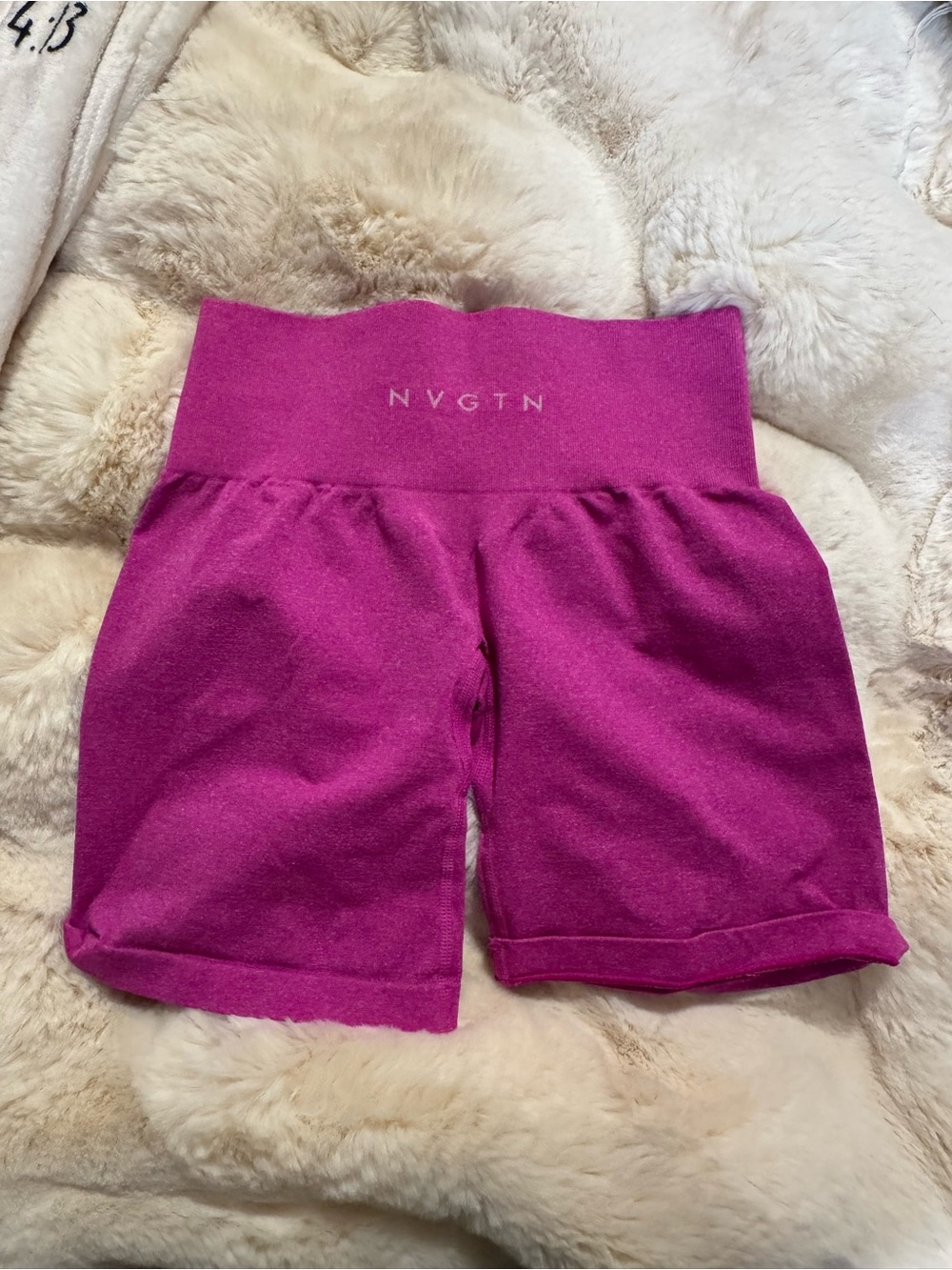 NVGTN Fuchsia High-Waist Active Shorts